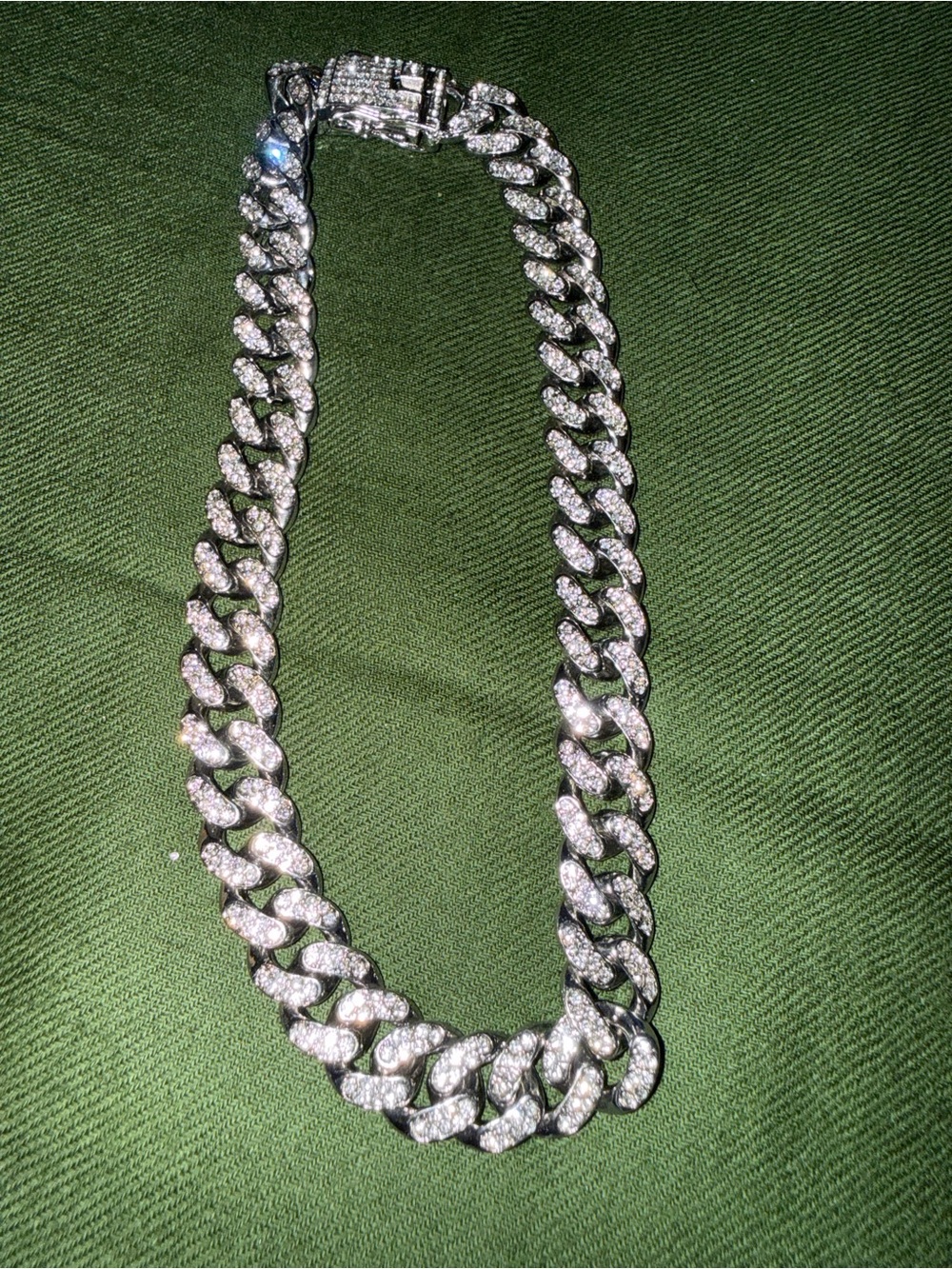 Joycuff Iced Cuban Link Necklace